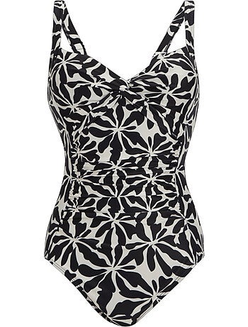 Maillot de bain 1 pièce motif/style floral abstrait sakari - regatta