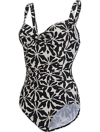 Maillot de bain 1 pièce motif/style floral abstrait sakari - regatta