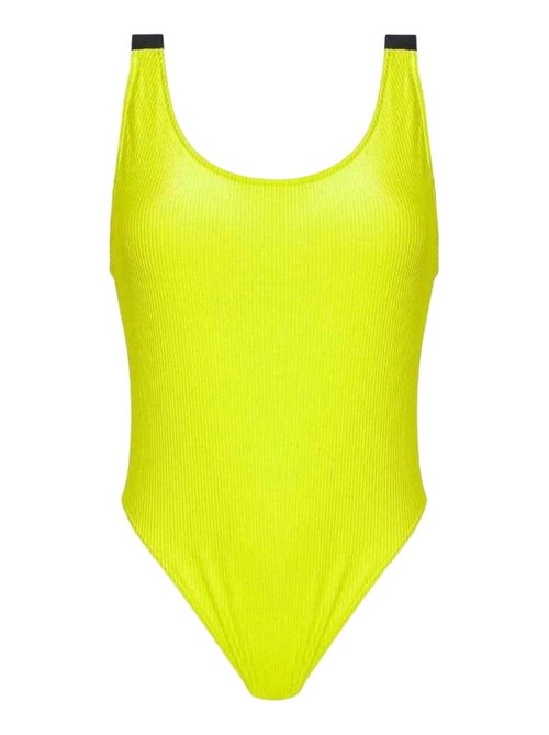 Maillot de bain 1 pièce motif/style logo contrasté - calvin klein - Kiabi