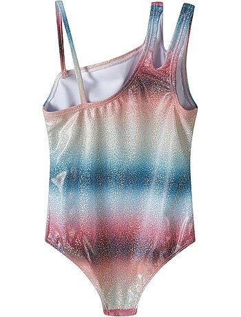 Maillot de bain 1 pièce motif/style paillettes - minoti