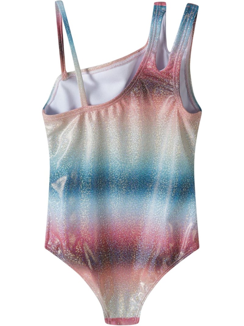 Maillot de bain 1 pièce motif/style paillettes - minoti Multicolore - Kiabi
