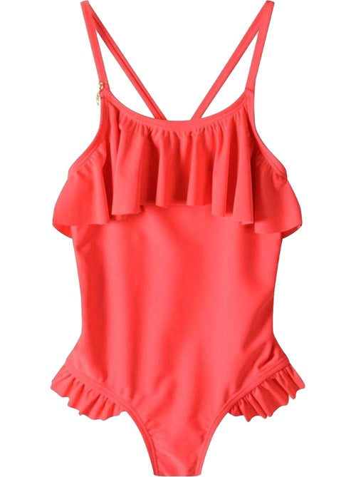 Maillot de bain 1 pièce motif/style ruché - minoti - Kiabi