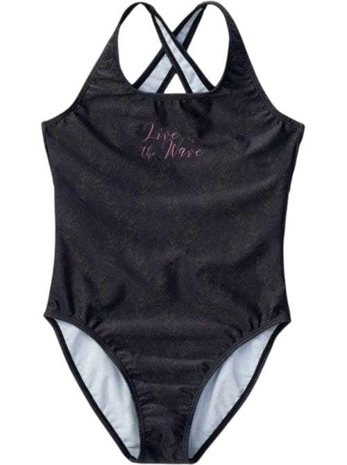 Maillot de bain 1 pièce motif/style texte salava - aquawave - Kiabi Maillot de bain 1 pièce motif/style texte salava - aquawave - Kiabi