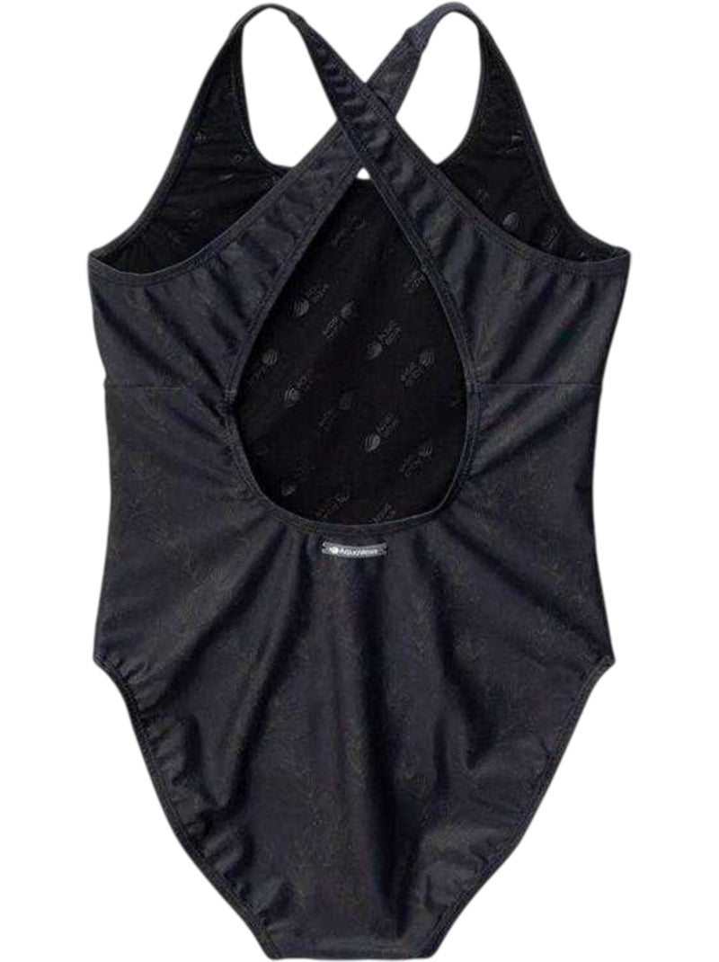 Maillot de bain 1 pièce motif/style texte salava - aquawave Noir - Kiabi