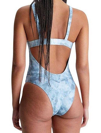 Maillot de bain 1 pièce motif/style tie-dye - calvin klein