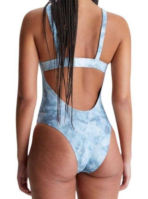 Maillot de bain 1 pièce motif/style tie-dye - calvin klein - Kiabi