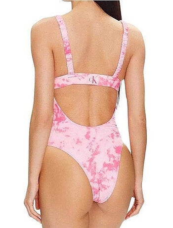 Maillot de bain 1 pièce motif/style tie-dye - calvin klein