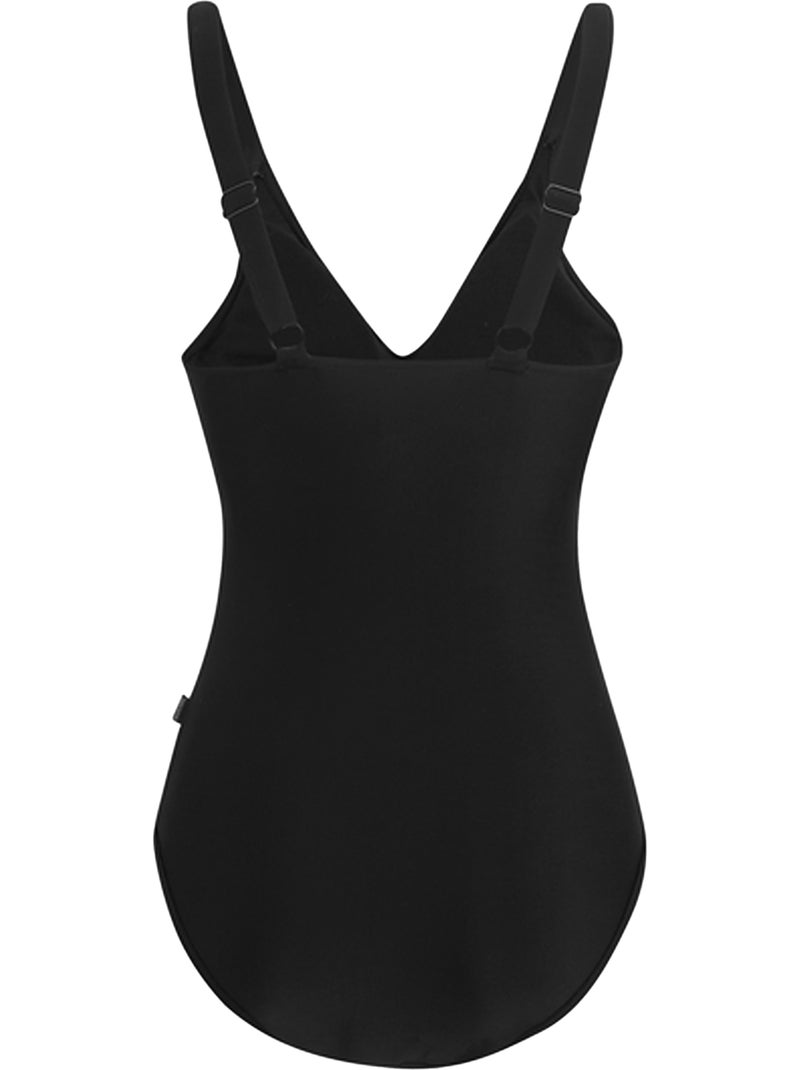 Maillot de bain 1 pièce motif/style uni baylenne - regatta Noir - Kiabi