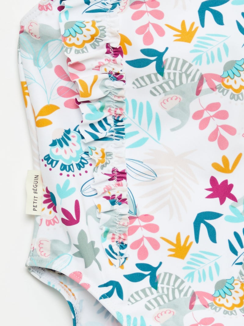 Maillot de bain 1 pièce 'Petit Béguin' Blanc - Kiabi