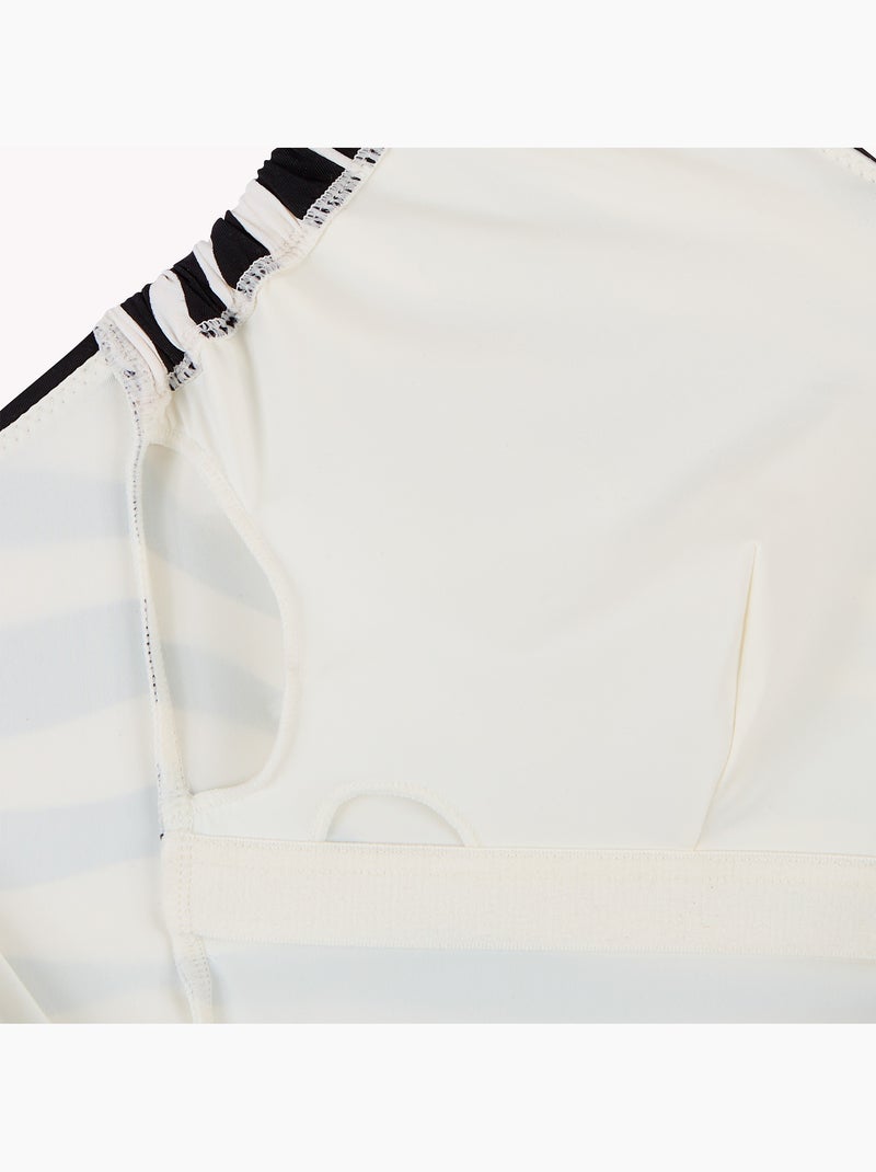 Maillot de bain 1 pièce post-opératoire - RougeGorge Lingerie Blanc Multicolore - Kiabi