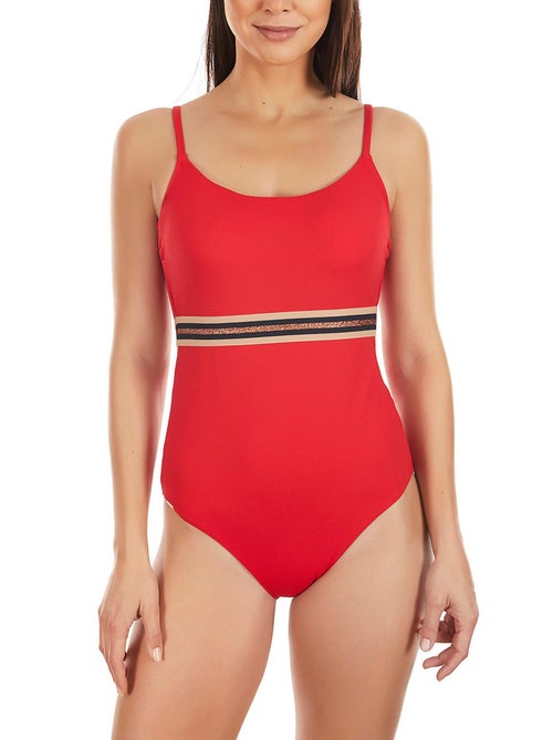 Maillot de bain 1 pièce préformé Marinera Jacquard - Kiabi