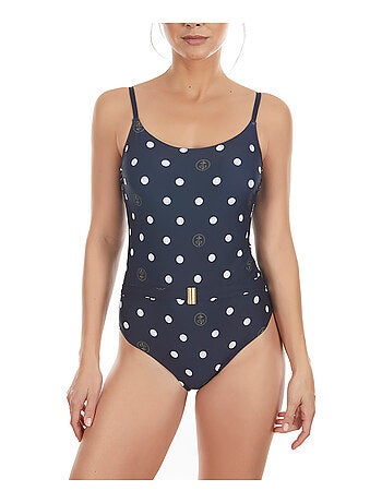 Maillot de bain 1 pièce préformé sans armatures Lunares marine