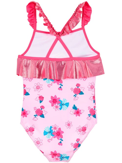 Maillot de Bain 1 Pièce Princesse   Fushia | Licence Officielle - Kiabi