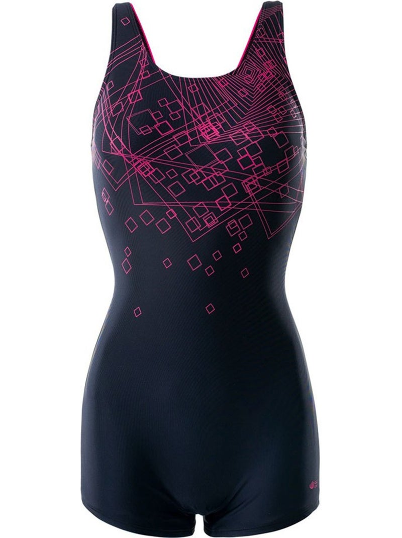 Maillot de bain 1 pièce qarakuma - aquawave Noir Rouge - Kiabi