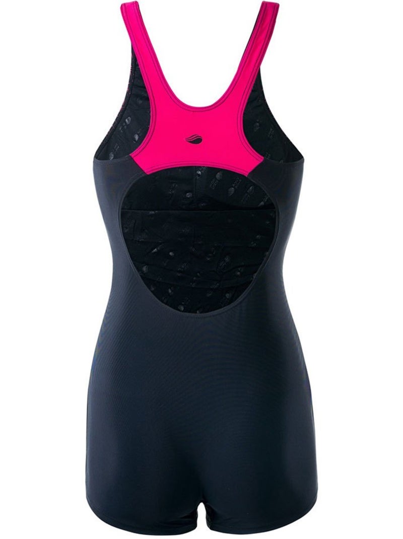 Maillot de bain 1 pièce qarakuma - aquawave Noir Rouge - Kiabi