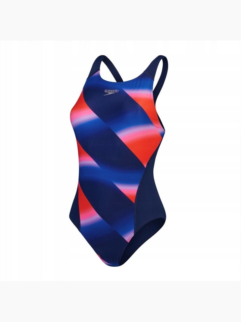 Maillot de bain 1 pièce recordbreaker - speedo Bleu ardoise - Kiabi