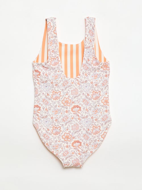 Maillot de bain 1 pièce réversible - Kiabi