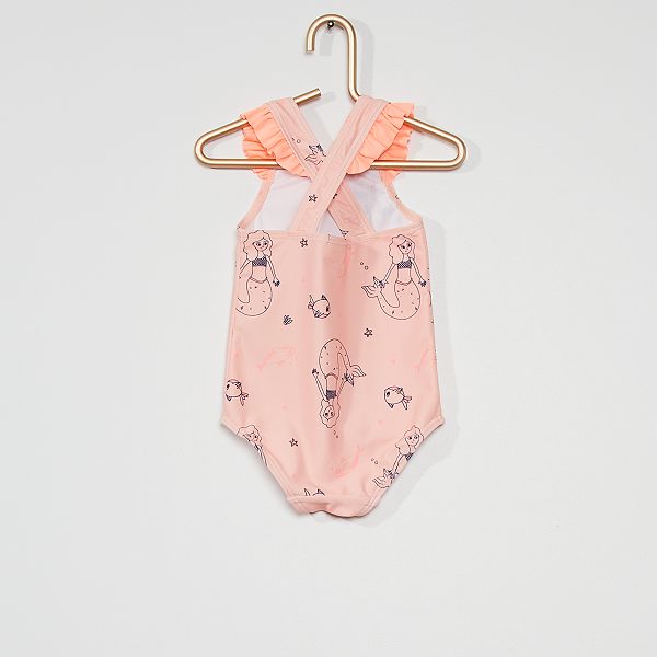 Maillot De Bain 1 Piece Bebe Fille Rose Kiabi 3 00