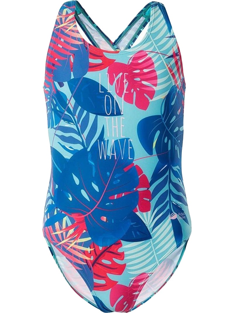 Maillot de bain 1 pièce salava - aquawave Bleu céladon - Kiabi