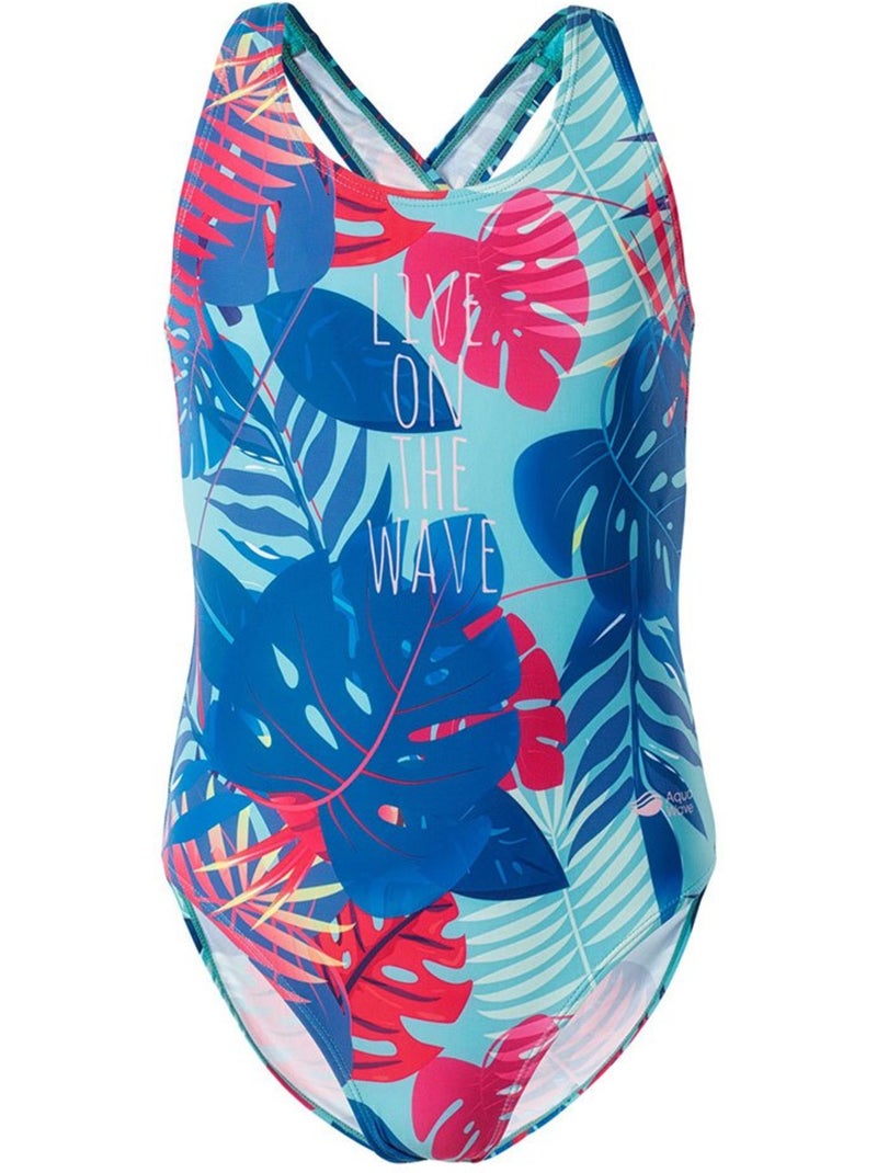 Maillot de bain 1 pièce salava - aquawave Bleu pétrole - Kiabi