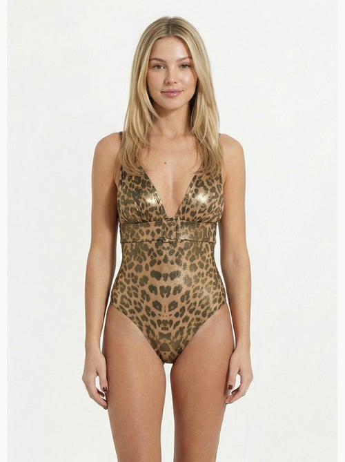 Maillot de bain 1 pièce sexy  léopard - AFIBEL - Kiabi