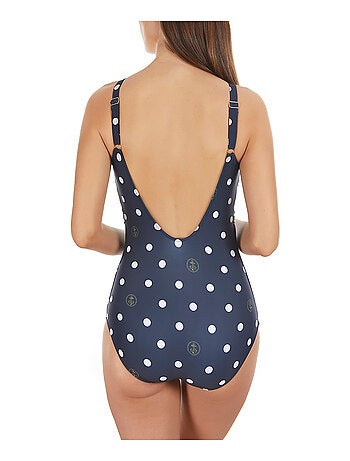 Maillot de bain 1 pièce shapewear multipositions Lunares marine