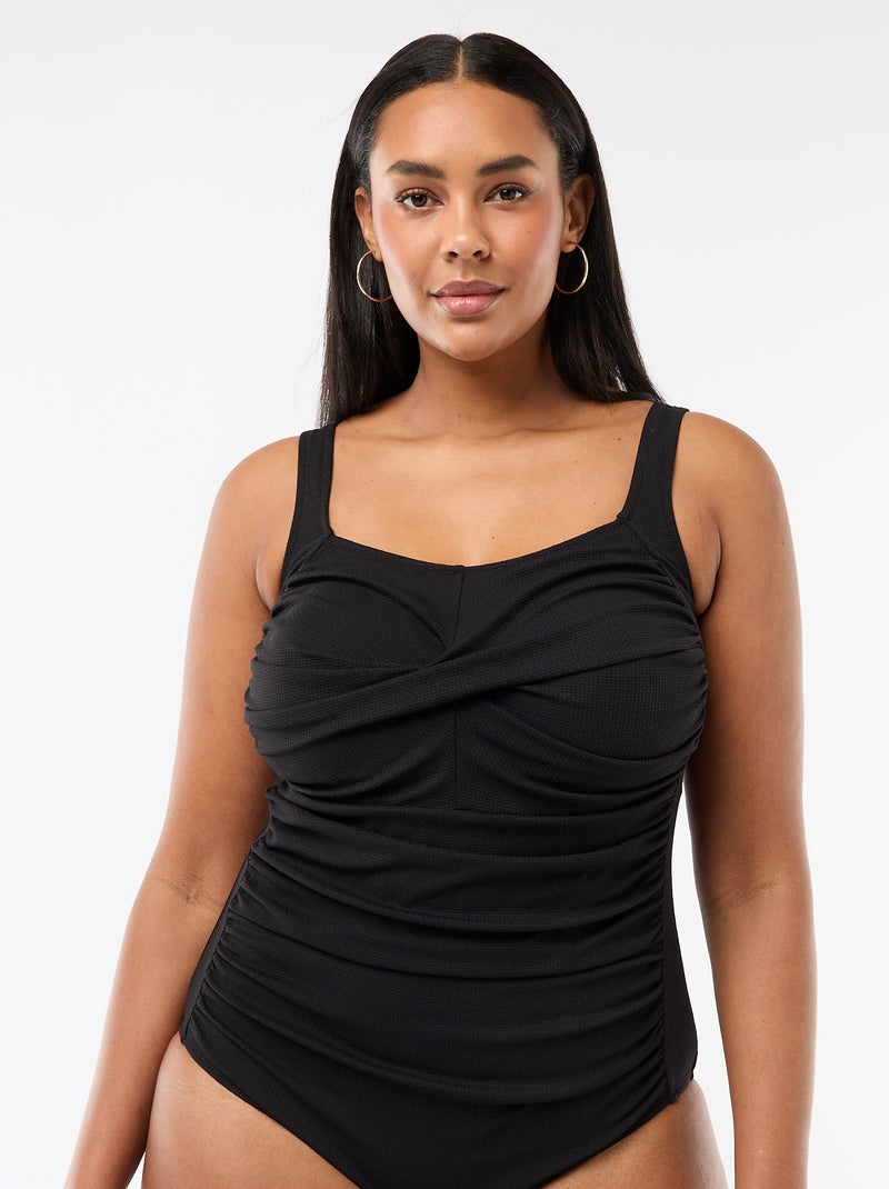 Maillot de bain 1 pièce shapewear Noir - Kiabi