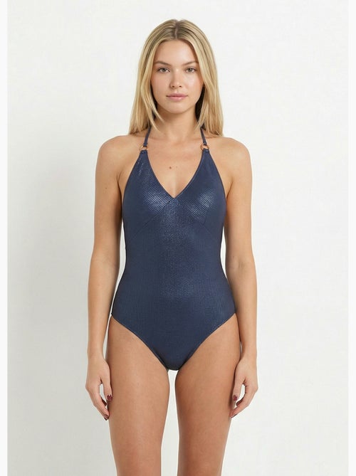 Maillot de bain 1 pièce tour de cou - AFIBEL - Kiabi