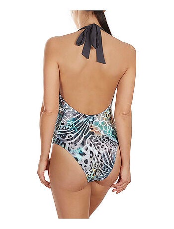 Maillot de bain 1 pièce triangle multipositions Animal