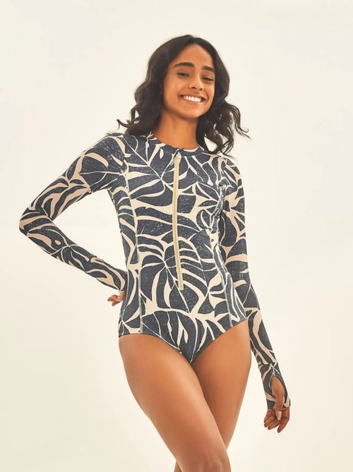 Maillot de bain 1 pièce  UV Line - Kiabi