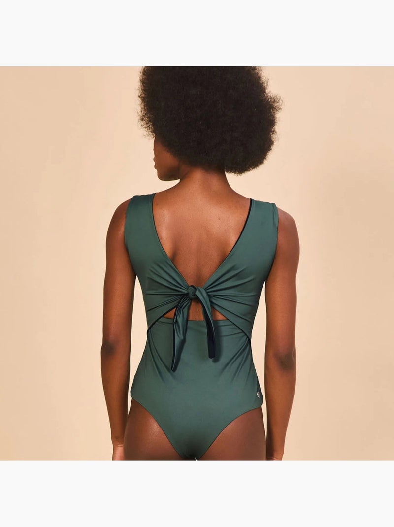Maillot de bain 1 pièce  UV Line Noir - Kiabi