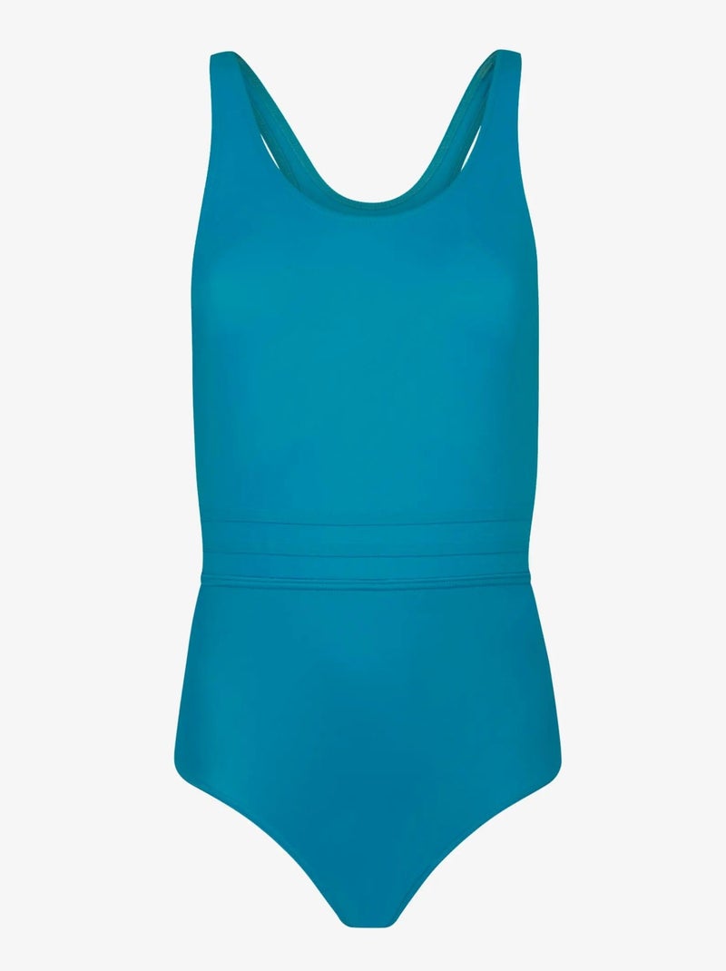 Maillot de bain 1P menstruel pour ados - Flux moyen Bleu - Kiabi