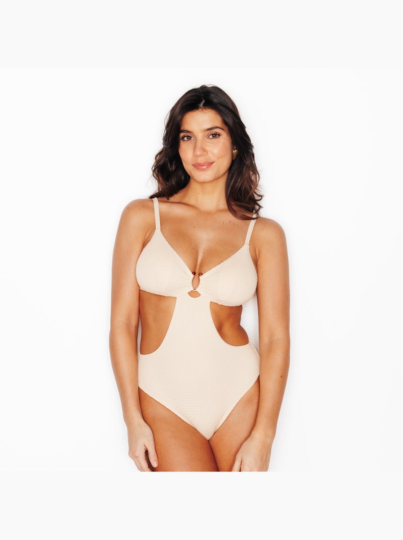 Maillot de bain 1piece trikini Perle - RougeGorge Lingerie Ecru - Kiabi