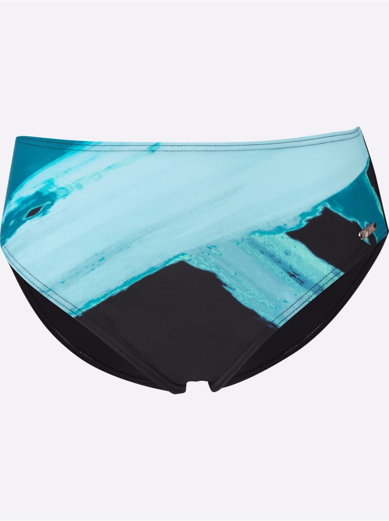 Maillot De Bain 2 Pièces - Witt - Bonnet C Noir Vert - Kiabi