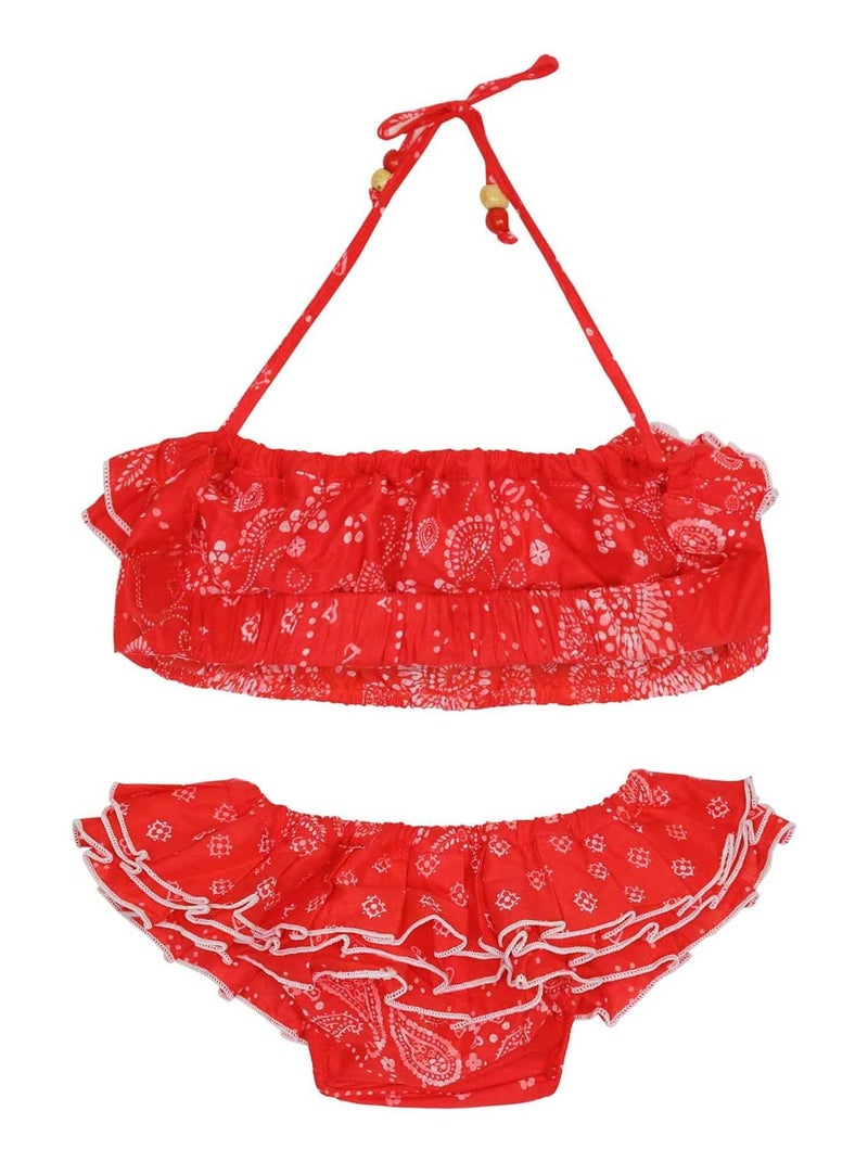 Maillot De Bain 2 Pièces Rasurel Mosaik - Taille 1B/FR80B/INT65B - Couleur Kaki - Neuf Avec étiquettes