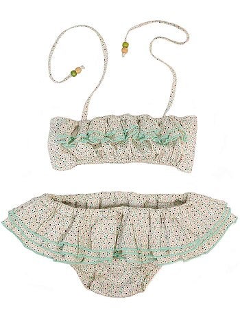 Maillot de Bain 2 Pièces à Volants SWAN - La Faute à Voltaire
