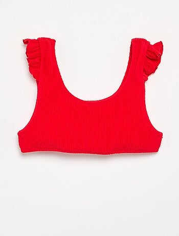Maillot de bain 2 pièces avec volants