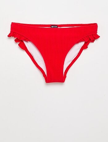 Maillot de bain 2 pièces avec volants