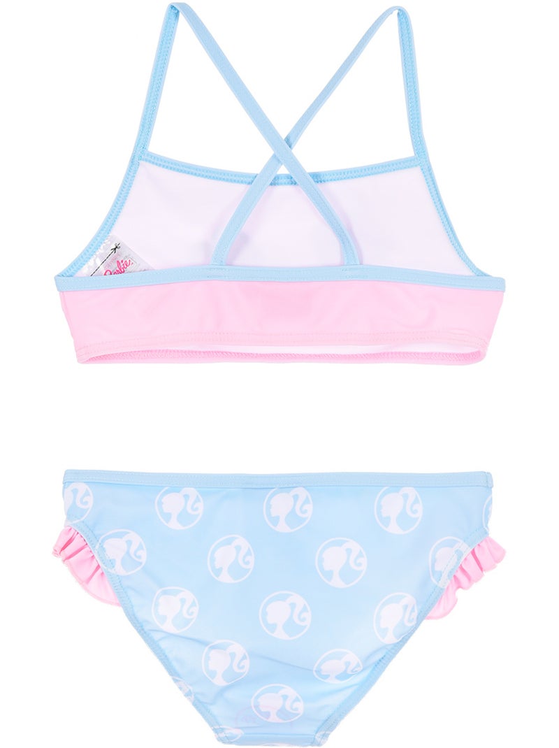 Maillot de Bain 2 Pièces Barbie   | Licence Officielle Rose - Kiabi