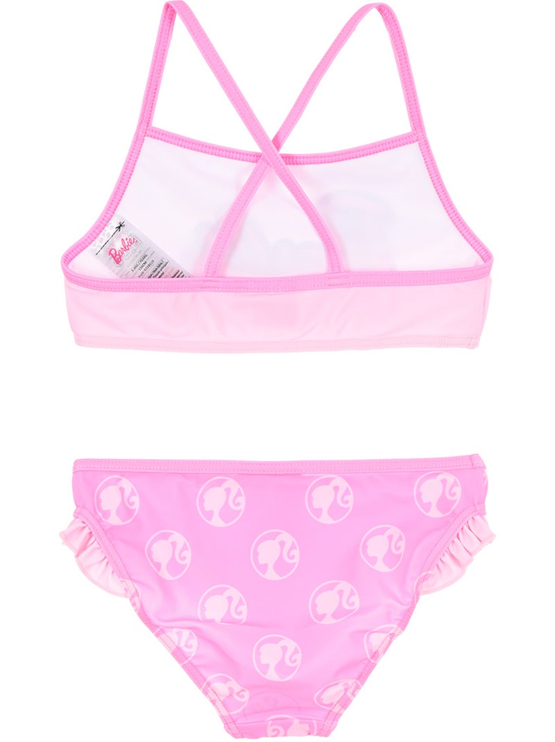 Maillot de Bain 2 Pièces Barbie   | Licence Officielle Rose - Kiabi