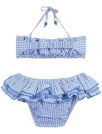 Maillot de Bain 2 Pièces Carreaux Vichy SWAN - La Faute à Voltaire