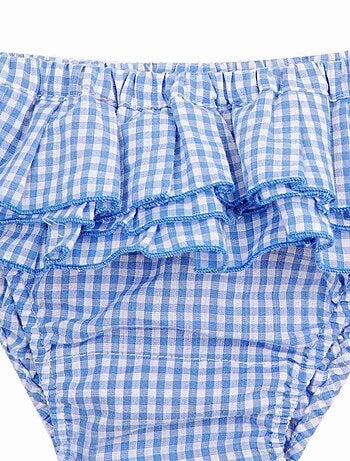Maillot de Bain 2 Pièces Carreaux Vichy SWAN - La Faute à Voltaire