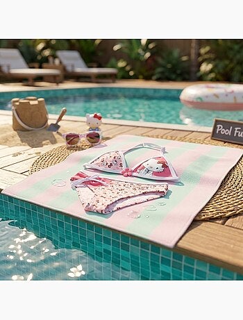 Maillot de bain 2 pièces charmy kitty noeuds