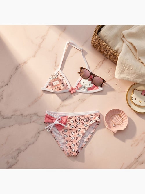 Maillot de bain 2 pièces Charmy Kitty noeuds - Kiabi Maillot de bain 2 pièces Charmy Kitty noeuds - Kiabi