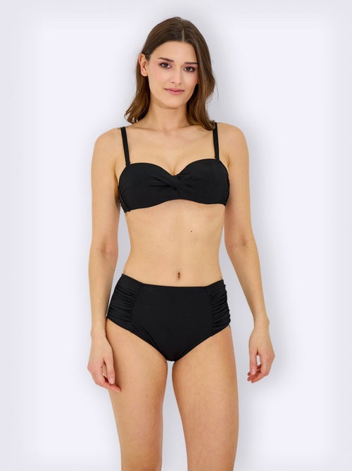 Maillot de bain 2 pièces détails plissés - Kiabi Maillot de bain 2 pièces détails plissés - Kiabi