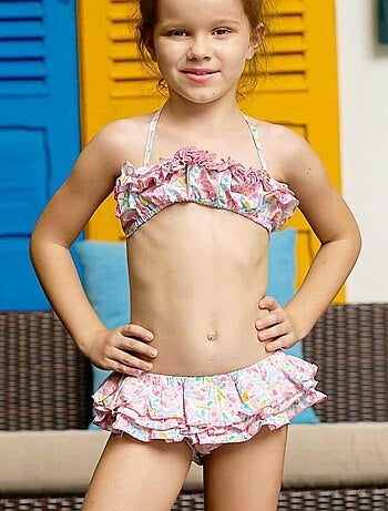 Mayoral Bikini Fille- Maillot de Bain Fille - Deux Pièces - Bikini pour la  Piscine et la Plage- Vêtements Filles et Adolescents de 8 ans à 16 ans,  Bunganvilla, 10 ans : : Mode