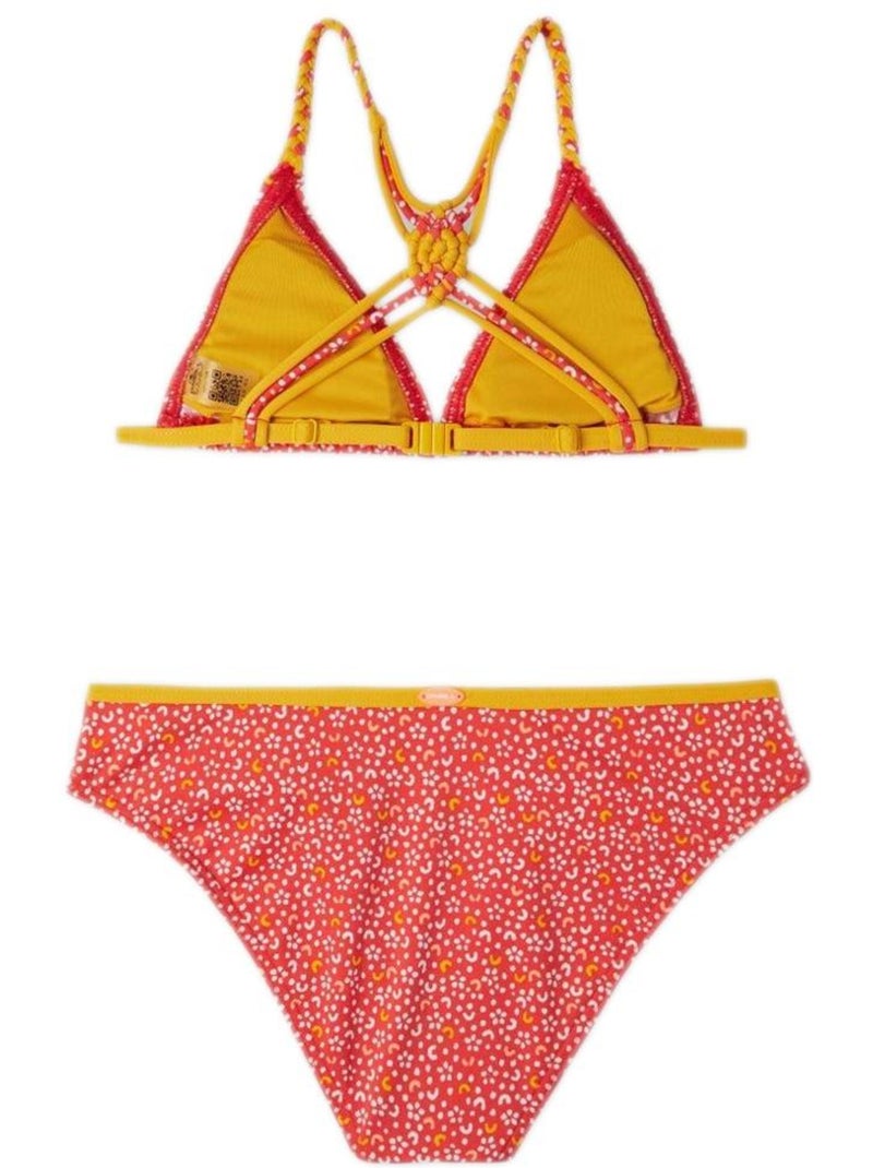 Maillot de bain 2 pièces fille o'neill Orange - Kiabi