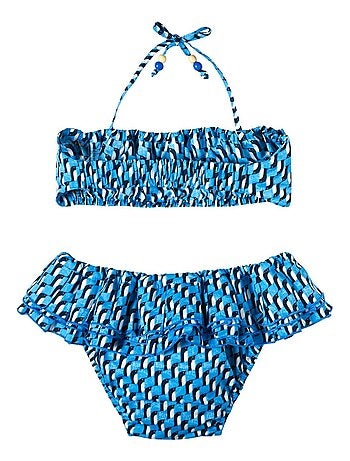 Maillot de Bain 2 Pièces Fille Pingouins Roi SWAN - La Faute à Voltaire