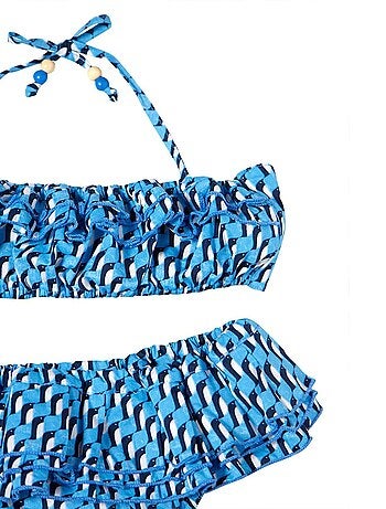 Maillot de Bain 2 Pièces Fille Pingouins Roi SWAN - La Faute à Voltaire