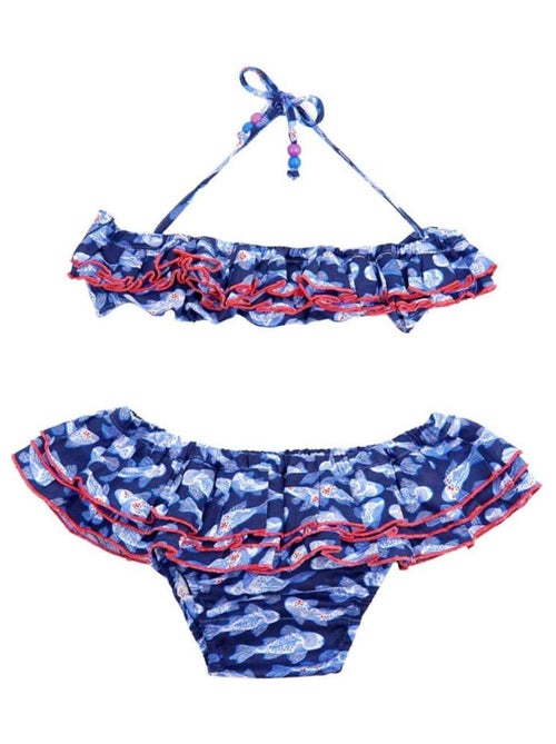 Maillot de Bain 2 Pièces Fille  Poisson Khoi    SWAN - La Faute à Voltaire - Kiabi